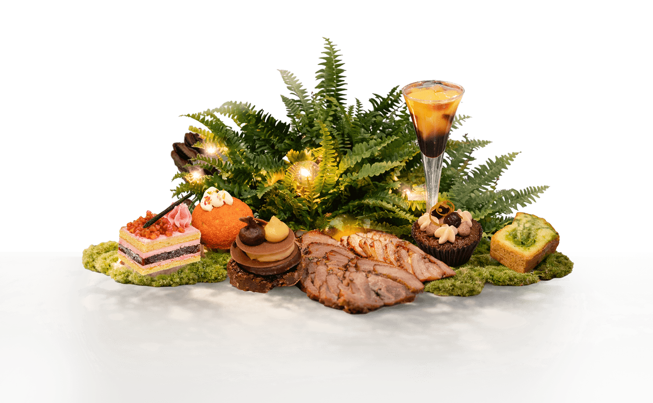 木人艸以外燴餐點與台灣花草呈現餐桌文化